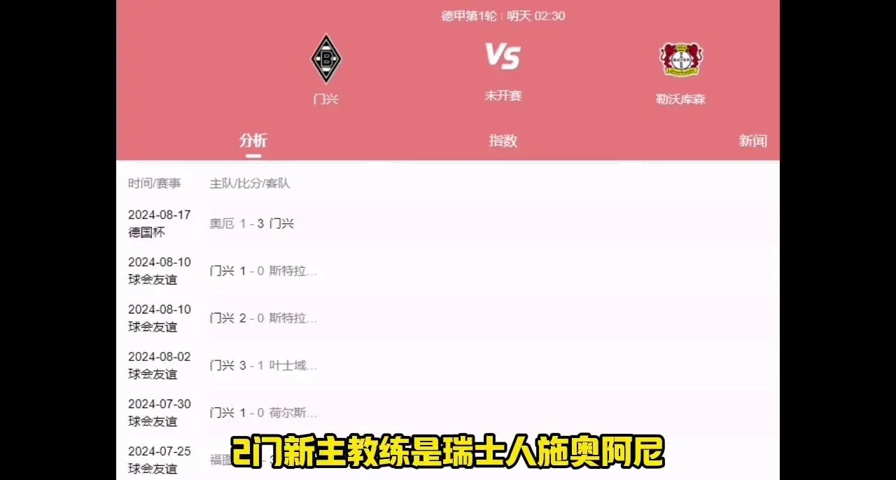 包含门兴格拉德巴赫终结连败，希望重燃的词条